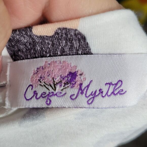 Crepe myrtle leopard print pajama set - Picture 13 of 13